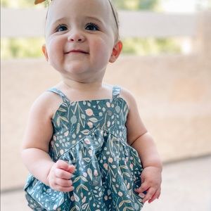 Sage Bubble Romper